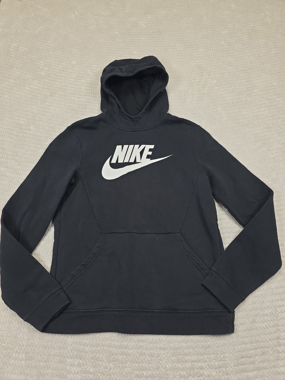 Nike Sweatshirt Boys Youth XL Black Hooded Pullover